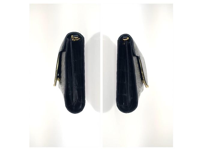 BALLY Vintage 2-way Ledertasche Dark Navy - Ansicht 7