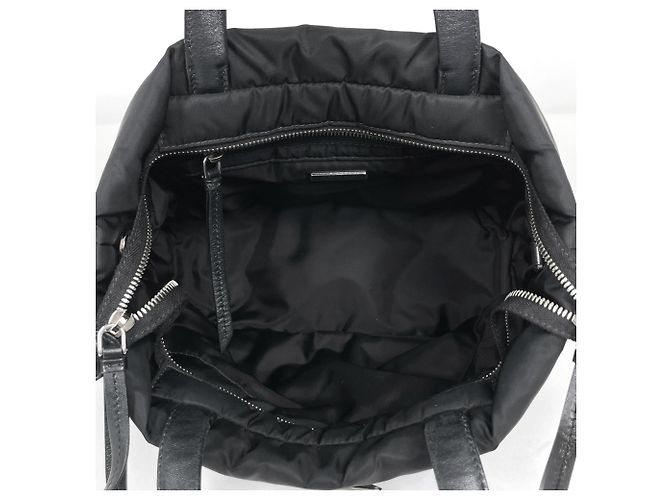 Borsa Prada in nylon e pelle - vista 8