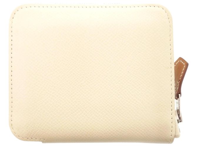 Hermès Monedero Hermes Azap Compact en White - vista 3