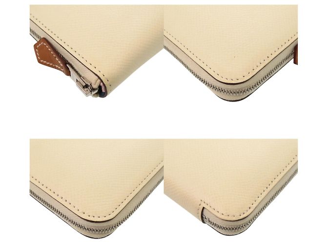 Hermès Monedero Hermes Azap Compact en White - vista 4