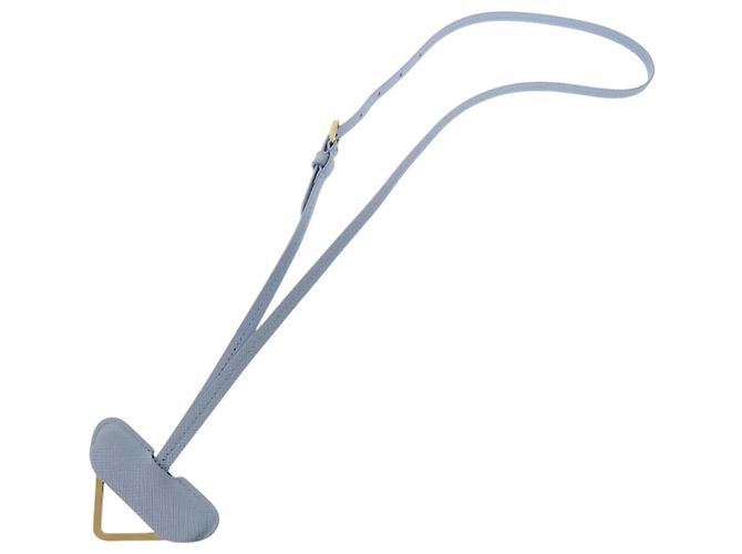 Collana con pendente in pelle Saffiano Prada - vista 3