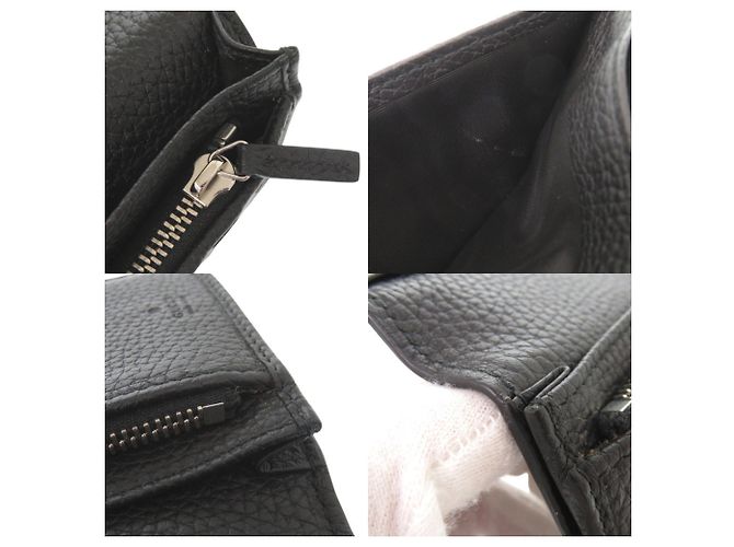 Gucci Black Leather Long Wallet - view 10