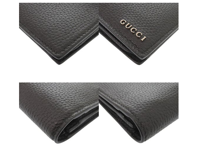Gucci Black Leather Long Wallet - view 4