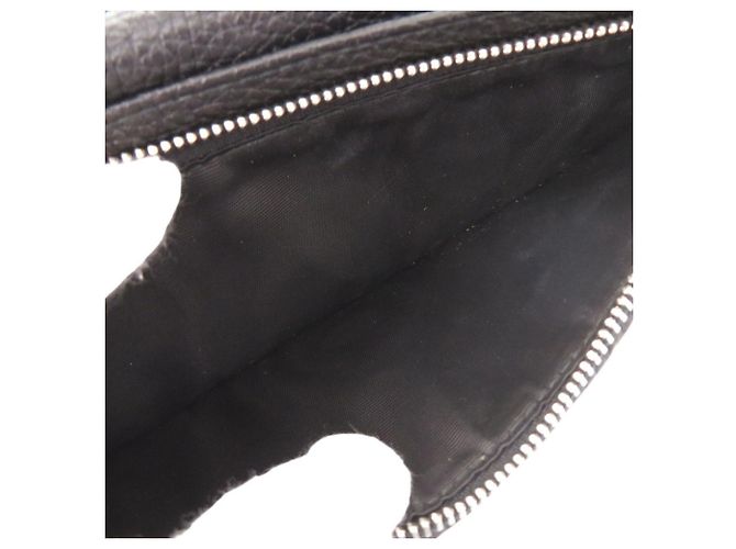 Gucci Black Leather Long Wallet - view 6