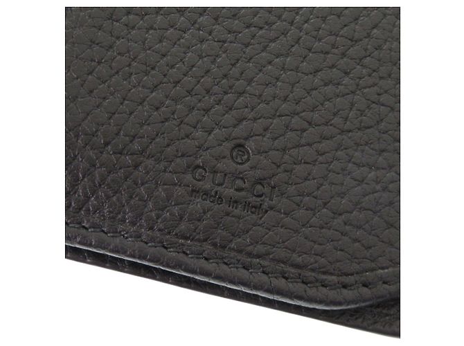 Gucci Black Leather Long Wallet - view 8