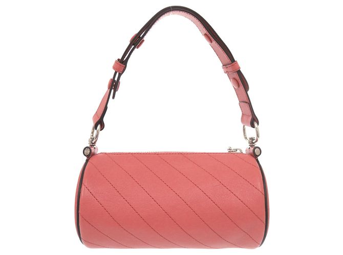Borsa a tracolla Gucci Blondie in pelle rosa - vista 2