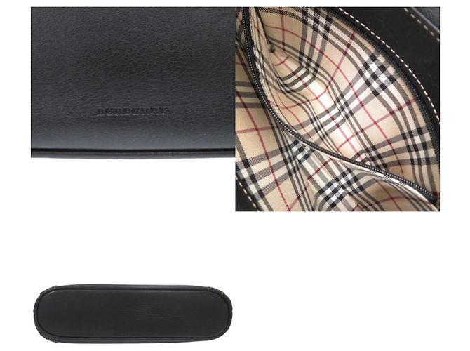 Borsa a tracolla in pelle Burberry Nova Check - vista 6