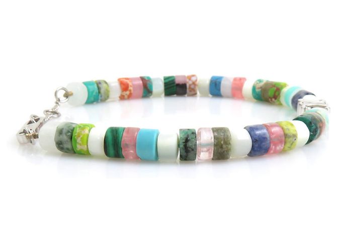 Céline Bracciale con ciondoli multicolore Celine - vista 3