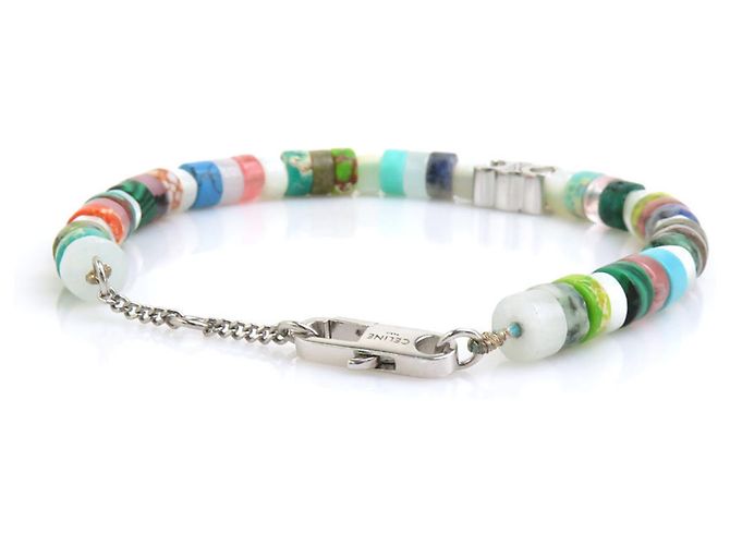 Céline Bracciale con ciondoli multicolore Celine - vista 4
