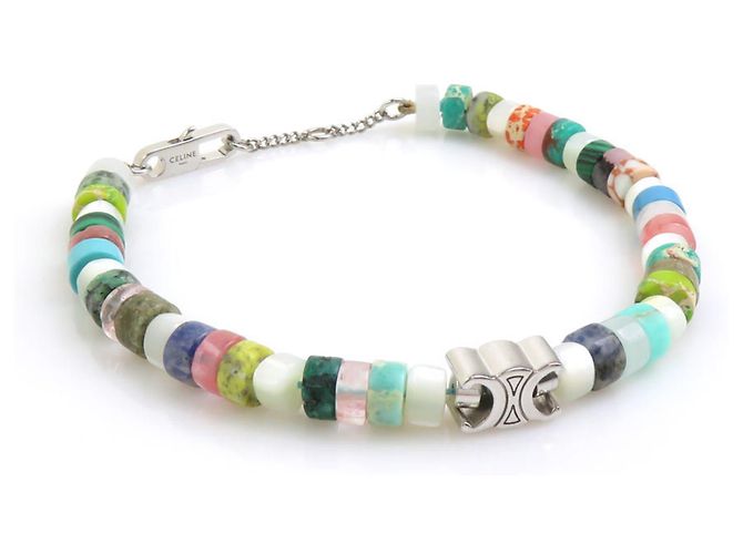 Céline Bracciale con ciondoli multicolore Celine - vista 5