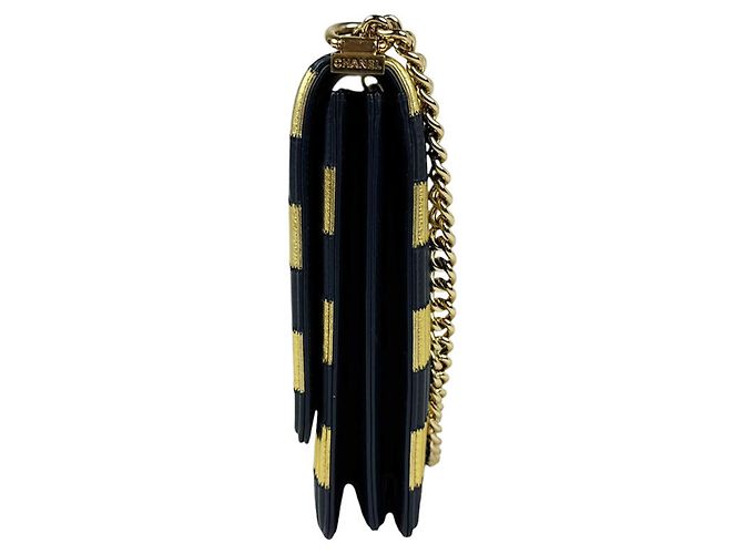 Borsa a tracolla Chanel Boy North South in pelle - vista 2