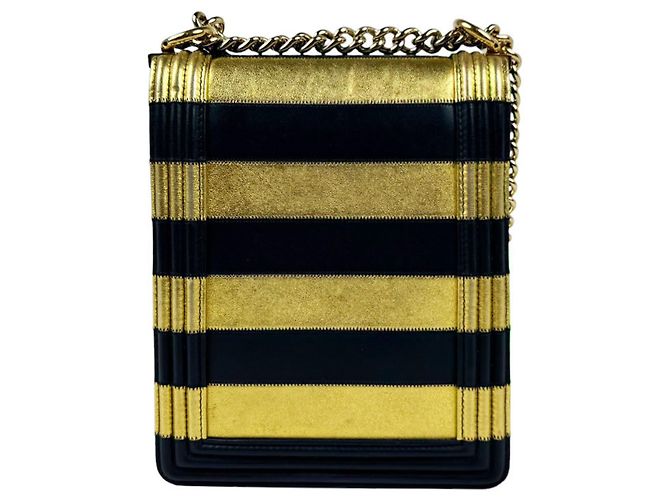 Borsa a tracolla Chanel Boy North South in pelle - vista 3