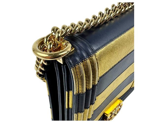 Borsa a tracolla Chanel Boy North South in pelle - vista 7