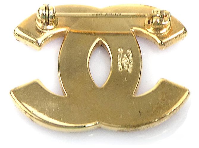 Broche Chanel Dorado y Rosa - vista 5