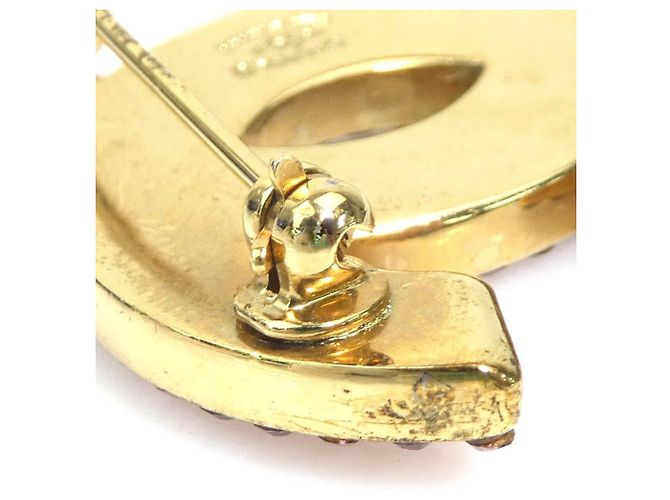 Broche Chanel Dorado y Rosa - vista 6