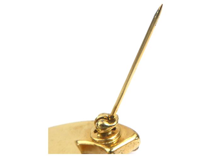 Broche Chanel Dorado y Rosa - vista 7