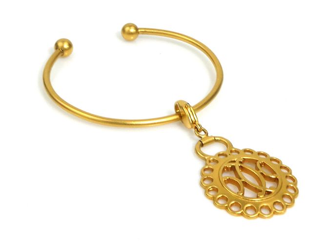Hermès Bracciale rigido con charm Hermes HABA Metal - vista 2