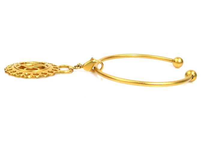 Hermès Bracciale rigido con charm Hermes HABA Metal - vista 3