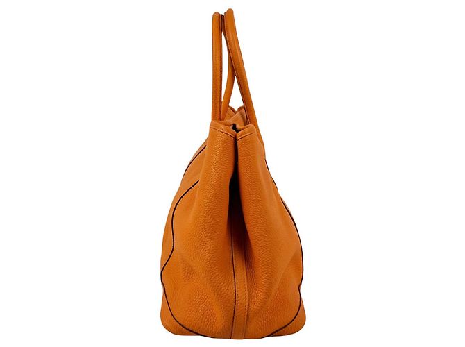 Hermès Borsa Hermes Garden Party PM 36 Negonda Orange - vista 2