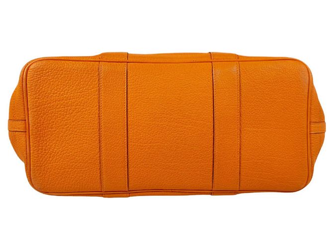 Hermès Borsa Hermes Garden Party PM 36 Negonda Orange - vista 4