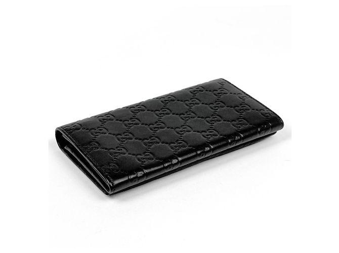 Gucci Long Wallet in Black Leather - view 2