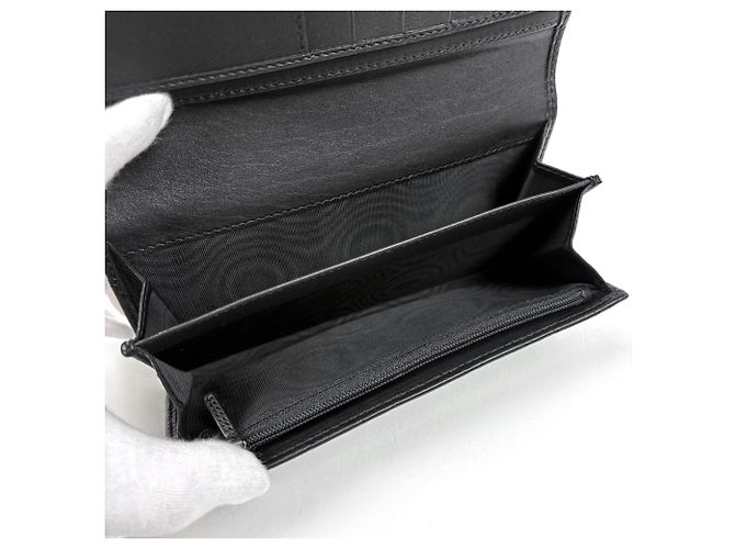 Gucci Long Wallet in Black Leather - view 5