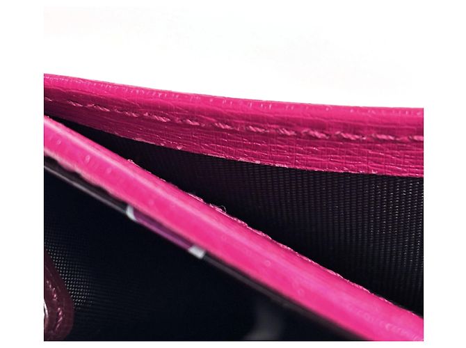 Cartera larga de piel rosa Gucci - vista 4