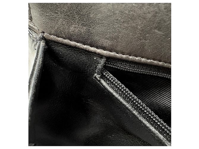 Chanel Shopper aus schwarzem Lackleder - Ansicht 11