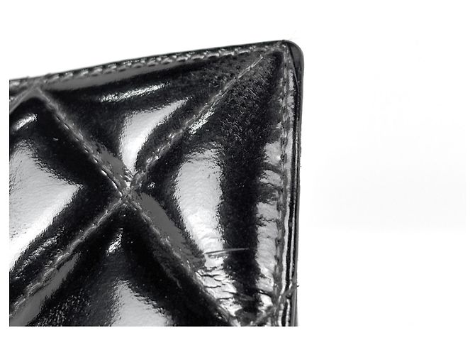 Chanel Shopper aus schwarzem Lackleder - Ansicht 5