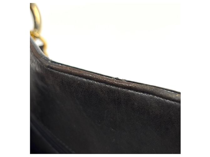 Chanel Shopper aus schwarzem Lackleder - Ansicht 9