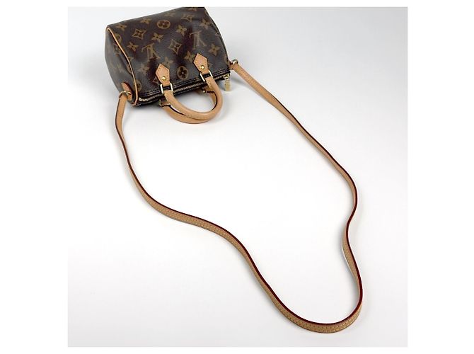 Borsa a tracolla 2-Way Louis Vuitton Nano Speedy - vista 9