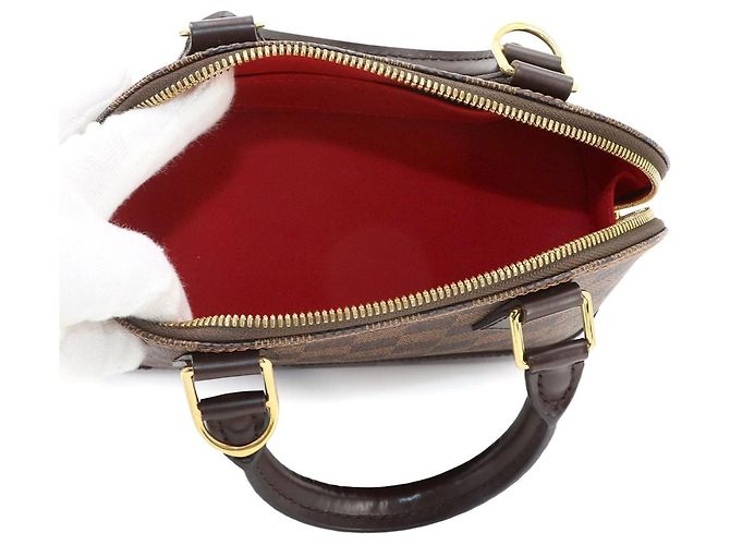 Borsa a mano 2 vie Louis Vuitton Alma BB Damier - vista 7