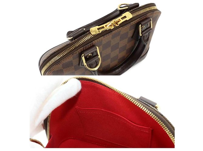 Borsa a mano 2 vie Louis Vuitton Alma BB Damier - vista 9