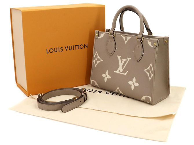Borsa Tote Louis Vuitton Onthego PM Bicolor - vista 2