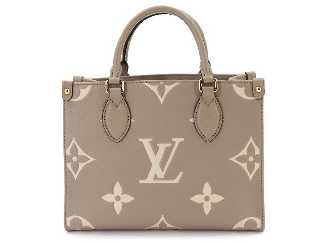 Borsa Tote Louis Vuitton Onthego PM Bicolor Monogram Empreinte - vista 2