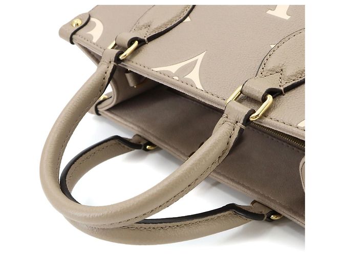 Borsa Tote Louis Vuitton Onthego PM Bicolor Monogram Empreinte - vista 5