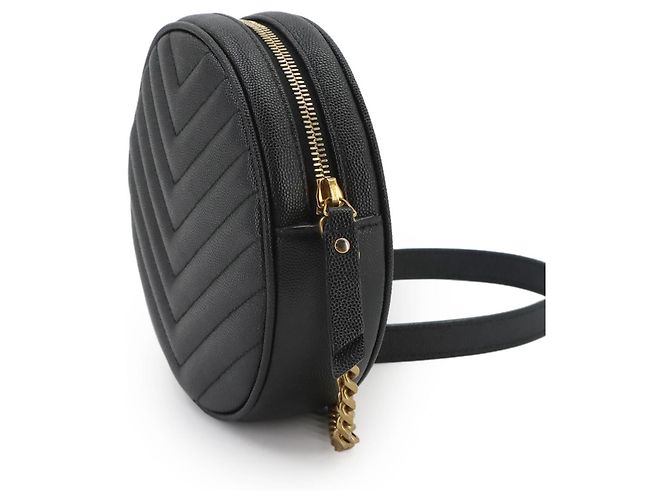 Borsa a tracolla in pelle nera Yves Saint Laurent - vista 4