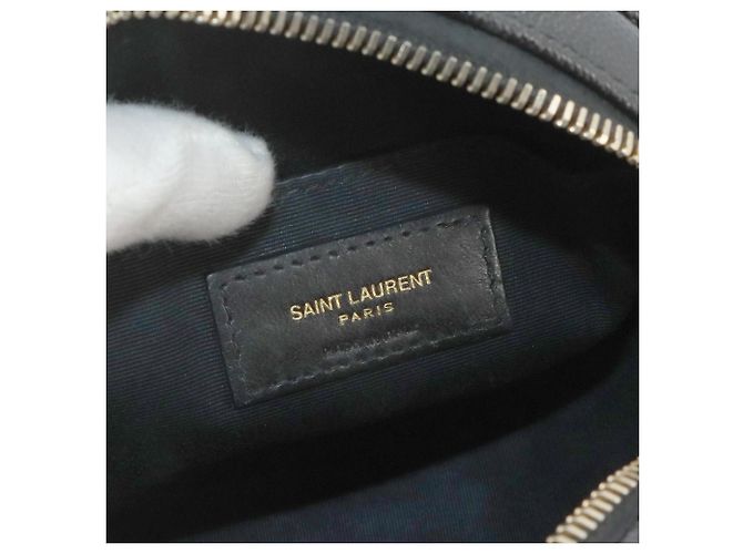 Borsa a tracolla in pelle nera Yves Saint Laurent - vista 8