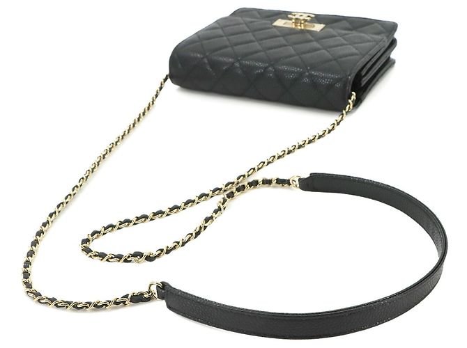 Cartera con cadena Chanel Coco Lock Matelassé - vista 6