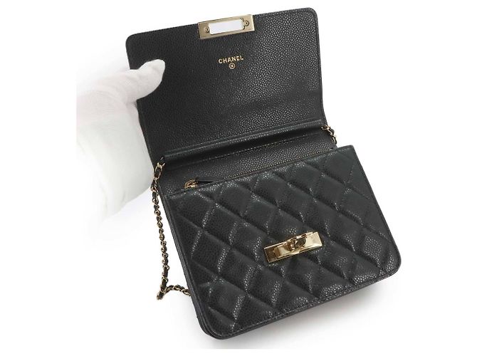 Cartera con cadena Chanel Coco Lock Matelassé - vista 7