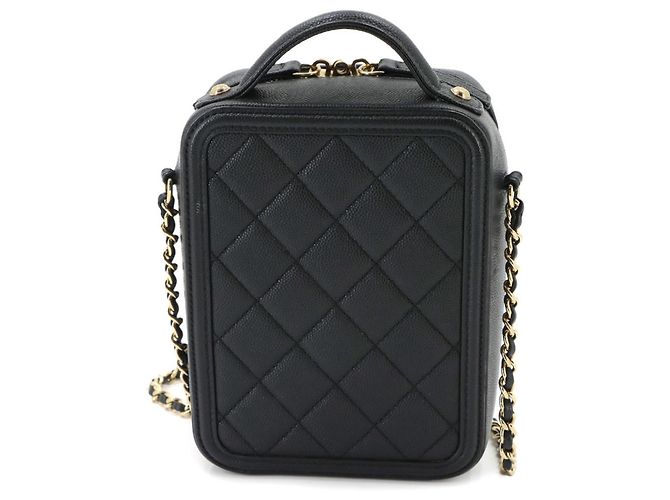 Borsa vanity 2-way Chanel CC Filigree Vertical - vista 2