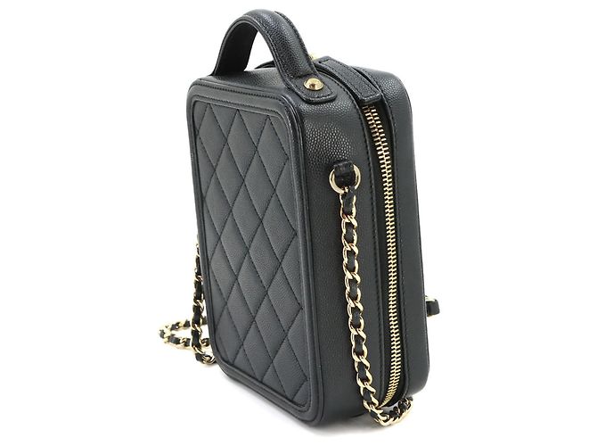 Borsa vanity 2-way Chanel CC Filigree Vertical - vista 3