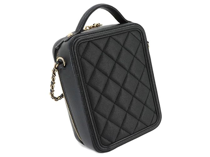 Borsa vanity 2-way Chanel CC Filigree Vertical - vista 8