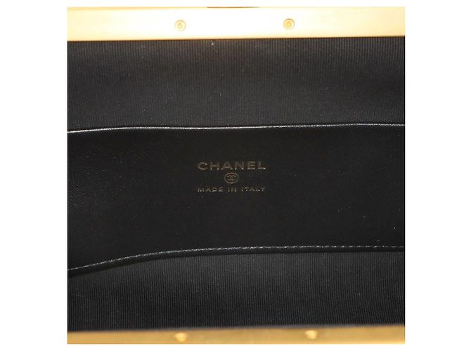 Borsa a tracolla Chanel con catena e nastro - vista 8