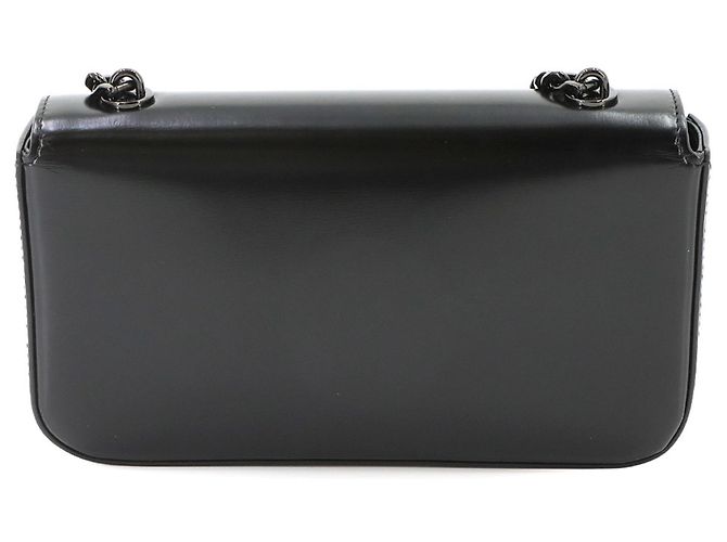 Céline Borsa a tracolla Celine Cuir Triomphe con catena - vista 3
