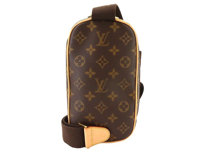 Borsa Louis Vuitton Monogram Pochette Gange - vista 3