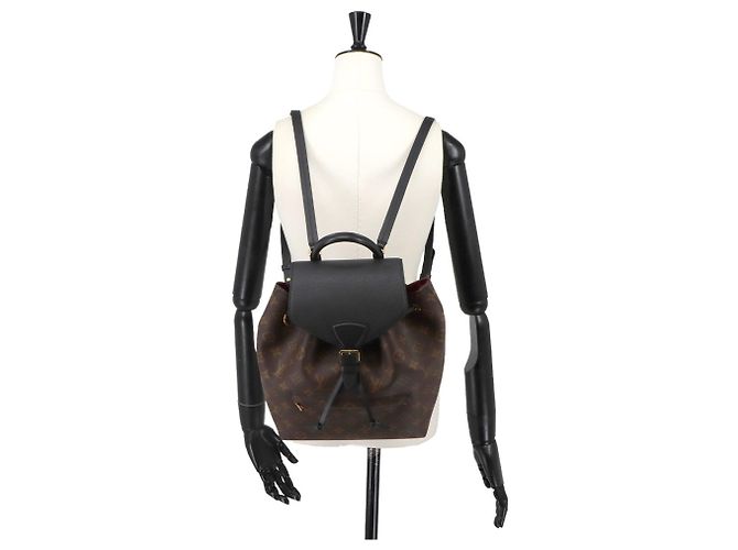 Zaino Louis Vuitton Monogram Montsouris NM PM - vista 10