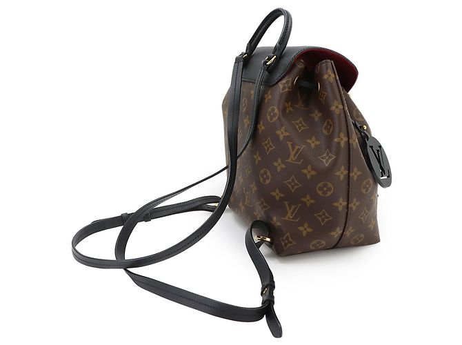 Zaino Louis Vuitton Monogram Montsouris NM PM - vista 3