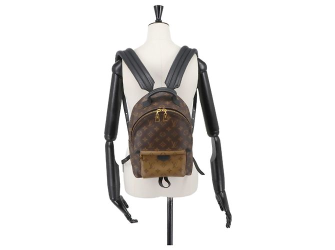 Zaino Louis Vuitton Monogram Reverse Palm Springs PM - vista 10