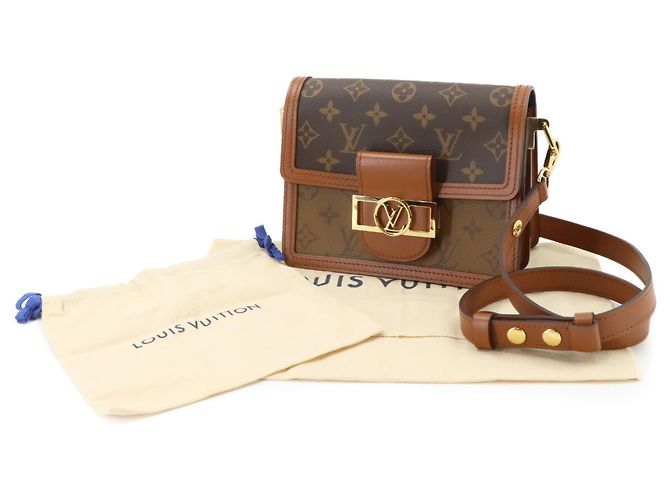 Borsa a spalla Mini Dauphine Monogram Reverse Louis Vuitton - vista 2